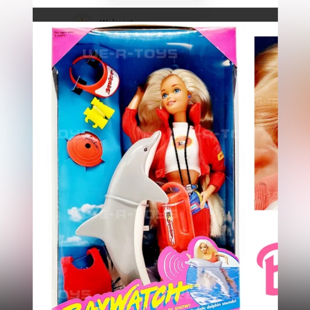 Vintage Baywatch Barbie and accessories